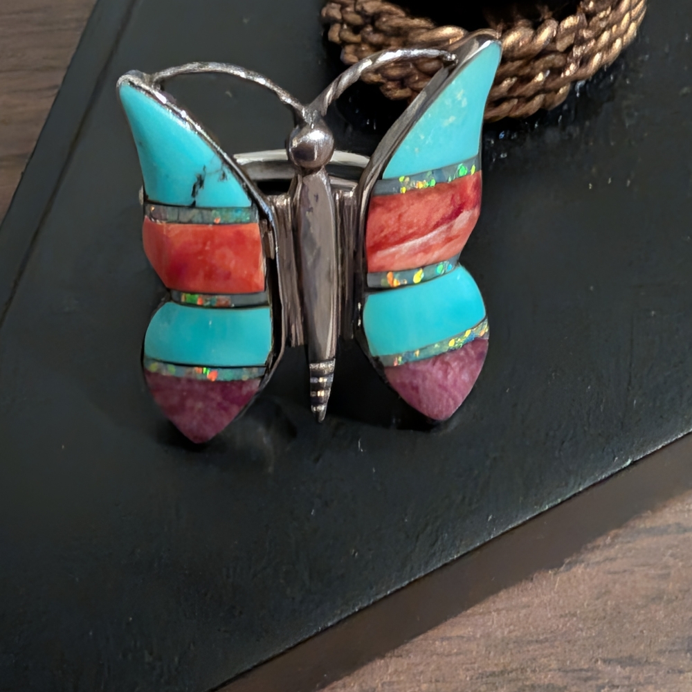 Colorful Butterfly Ring - Picture 10 of 10